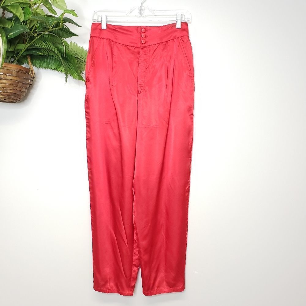 Vintage Organically Grown High Waist Acetate Pants Size 11